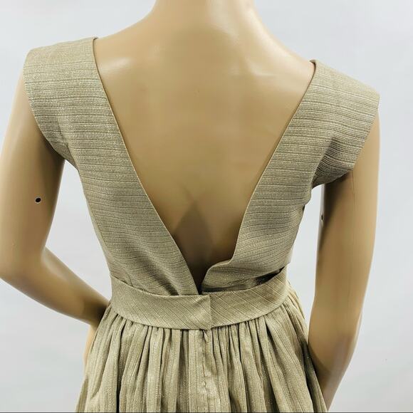 Contrarian Gold Backless Mini Dress - Picture 9 of 12